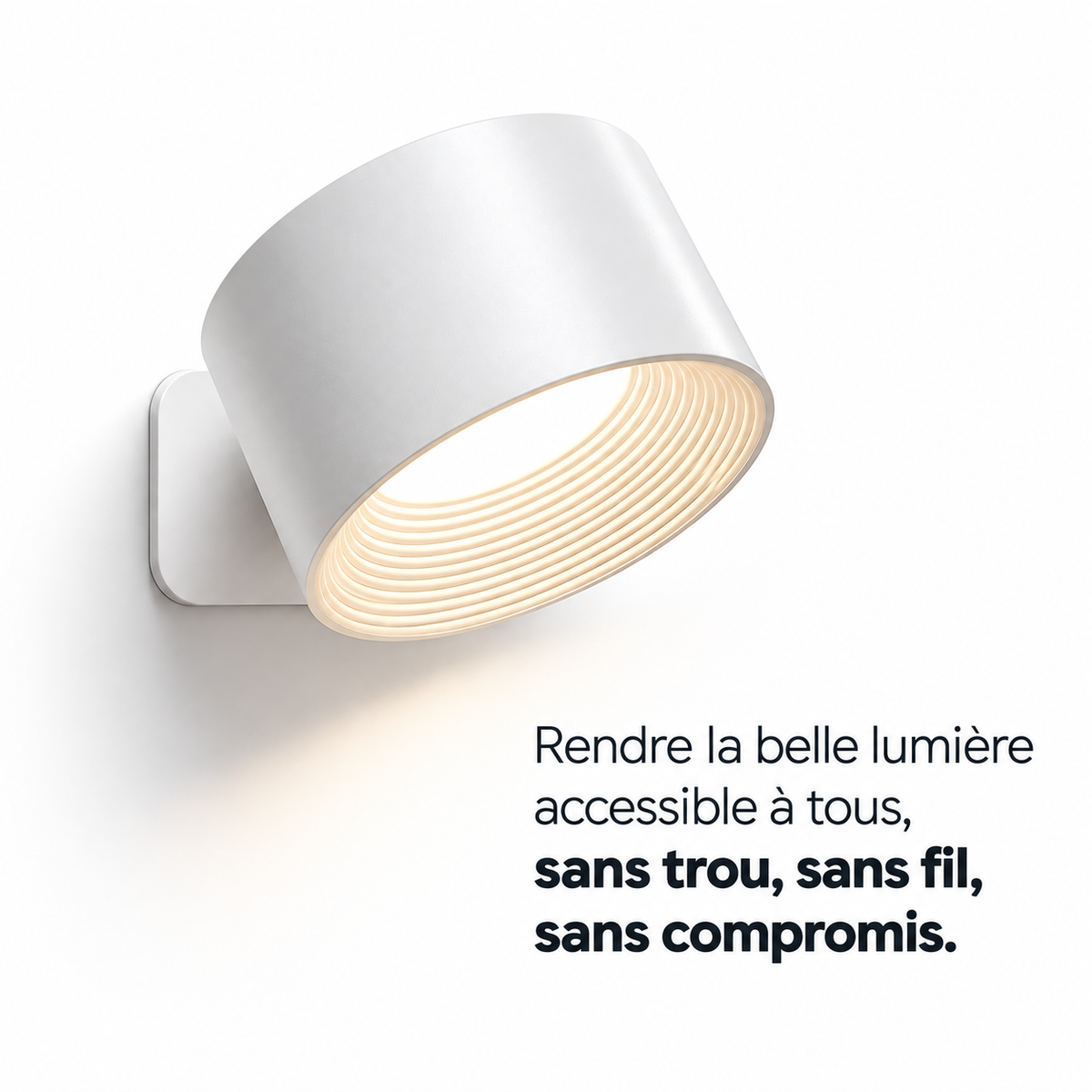 LumiLoé — L'Applique Murale Sans Fil